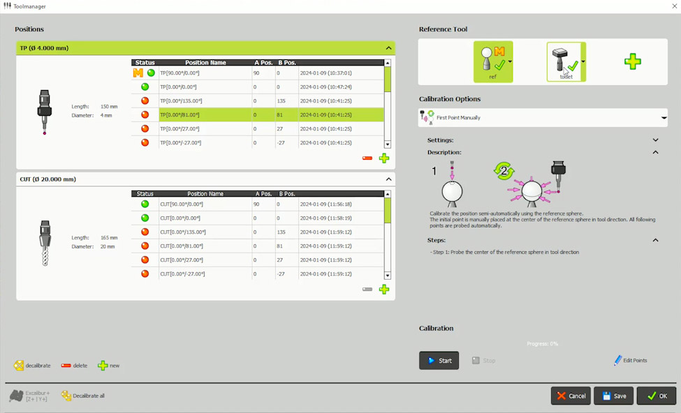 New tool manager: learn more about features of DesCAD 7.3